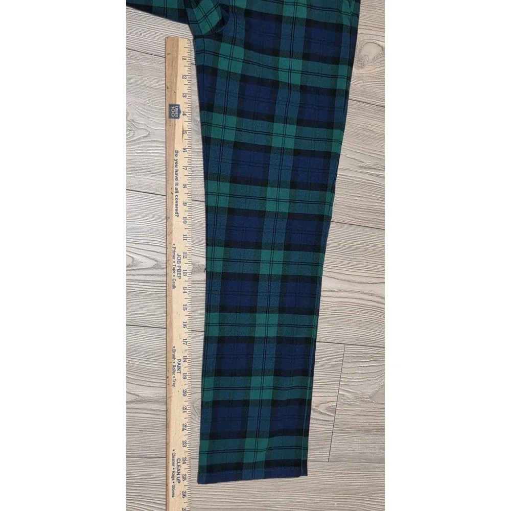 Gymboree Boys Dress Pants Tartan Plaid Blue Green Size 12 Kids NWT